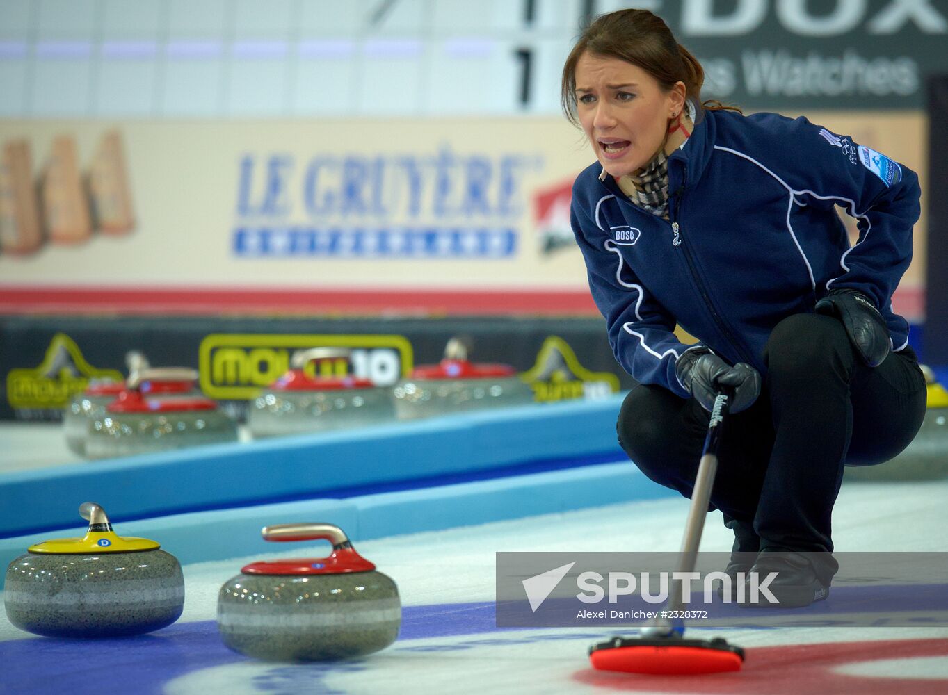 2013 European Curling Championships. Day Six