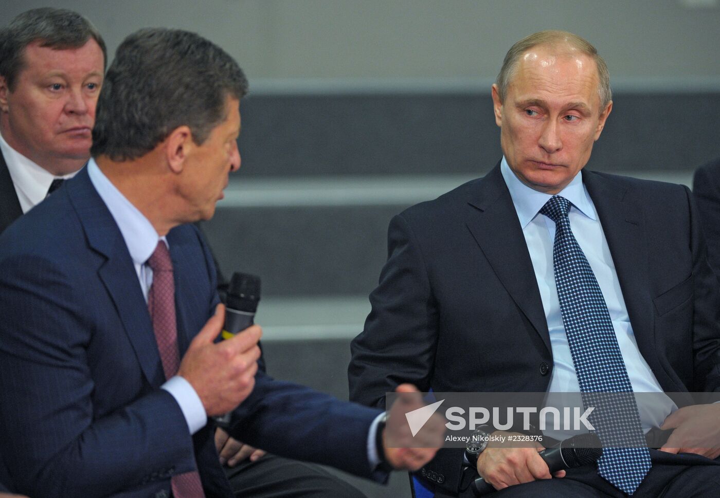 Vladimir Putin at presentation of Olympic facilities in Sochi