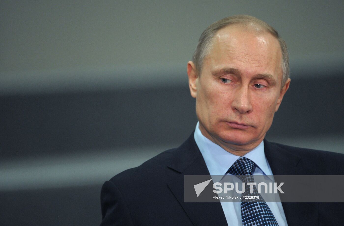 Vladimir Putin at presentation of Olympic facilities in Sochi