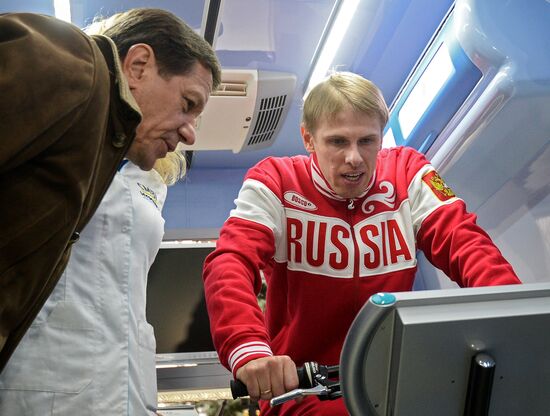 Presentation of mobile laboratory for helping national teams prepare for Olympics