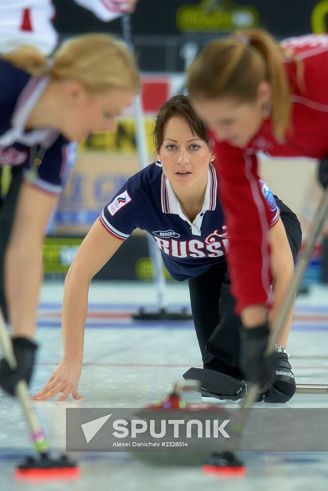 2013 European Curling Championships. Day Six