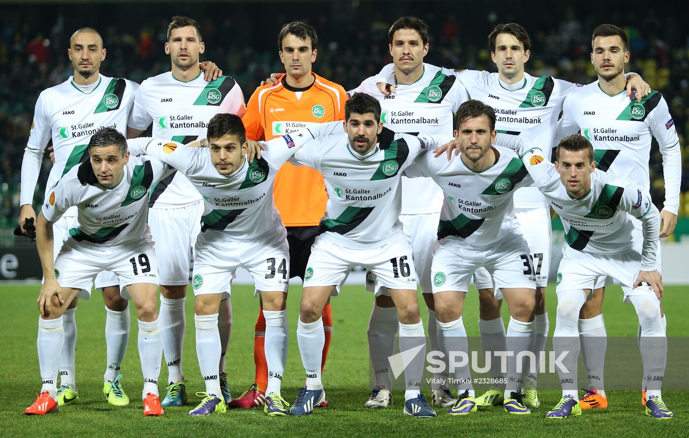 2013–14 UEFA Europe League. Kuban Krasnodar vs. St. Gallen