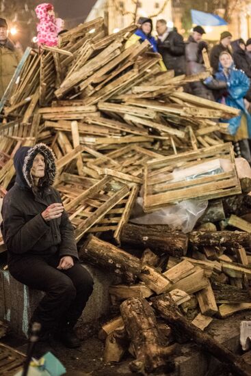 Rally to support Ukraine's integration with Europe on Independence Square, Kiev