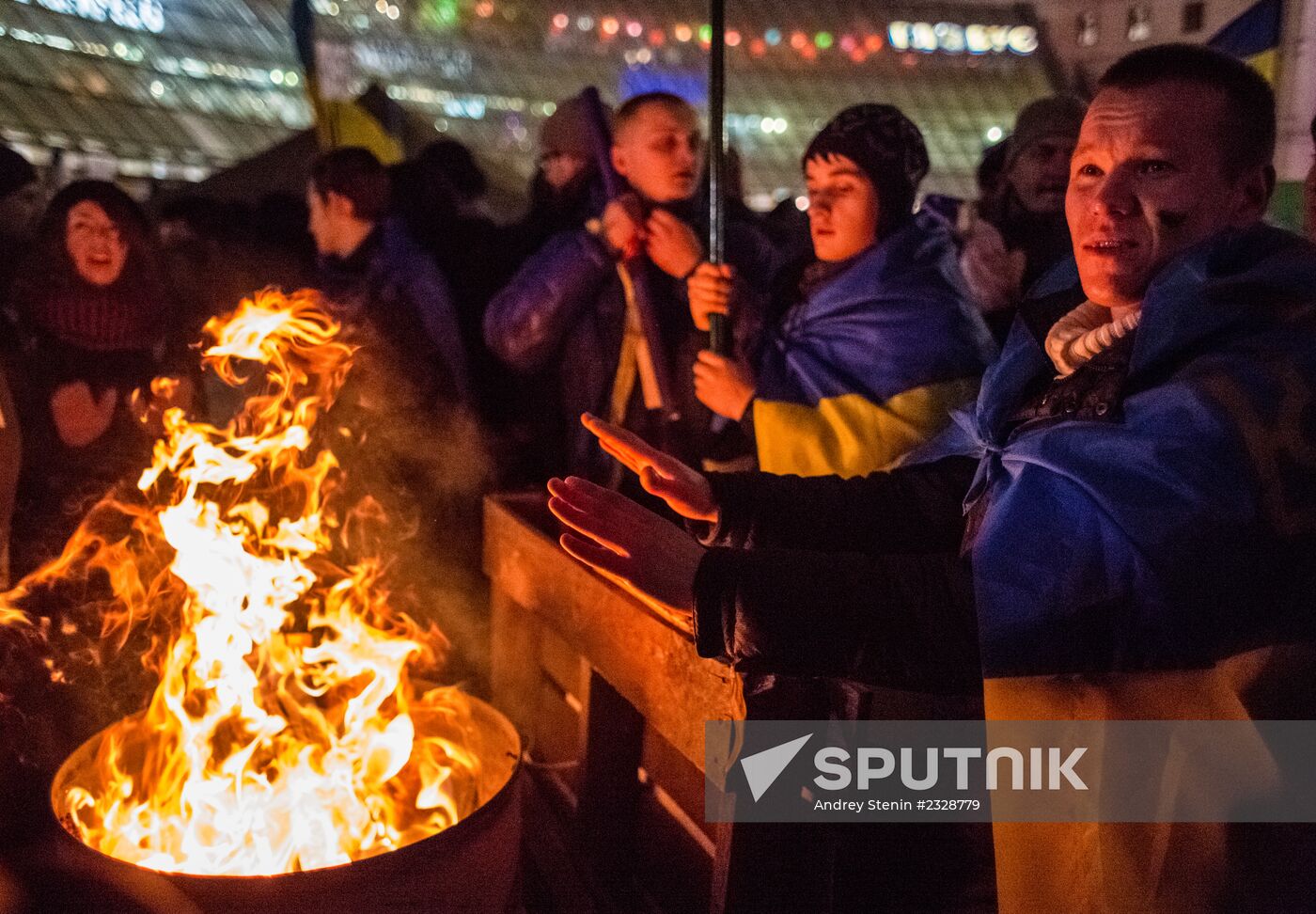 Rally to support Ukraine's integration with Europe on Independence Square, Kiev