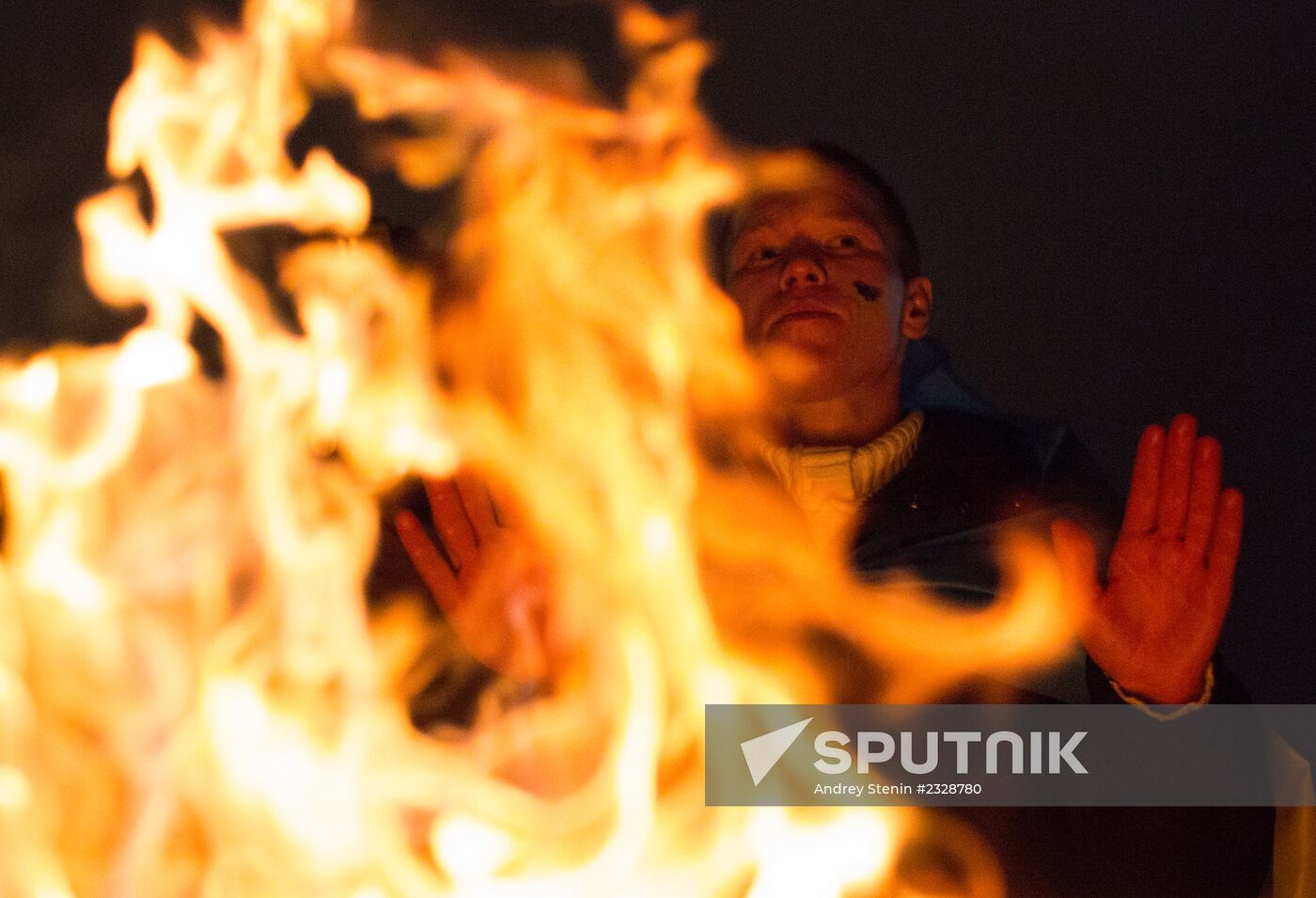 Rally to support Ukraine's integration with Europe on Independence Square, Kiev