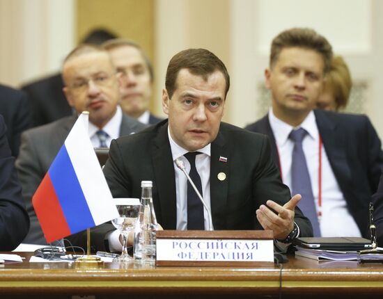 Dmitry Medvedev visits Uzbekistan