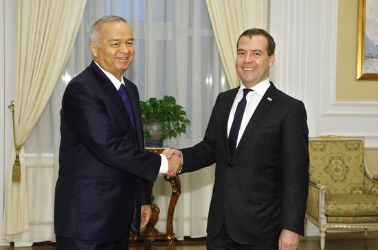 Dmitry Medvedev visits Uzbekistan