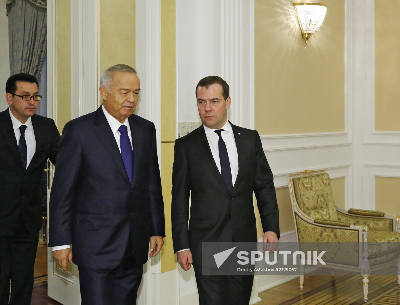 Dmitry Medvedev visits Uzbekistan
