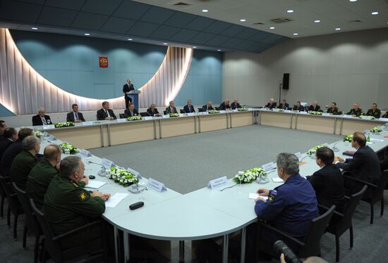 Vladimir Putin chairs meeting on session results in Sochi