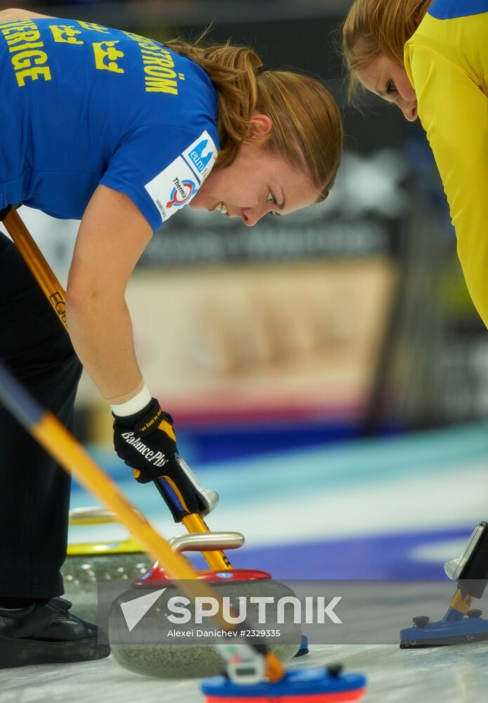 Curling European Championship. Day 7