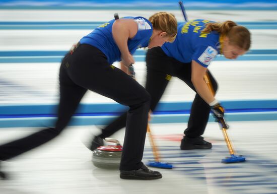 Curling European Championship. Day 8