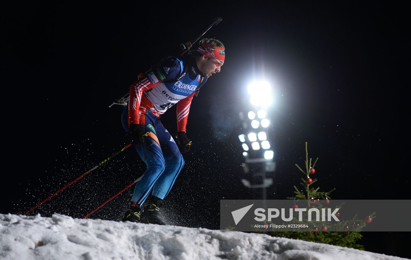 Biathlon. 1st stage of World Cup. Men's Sprint