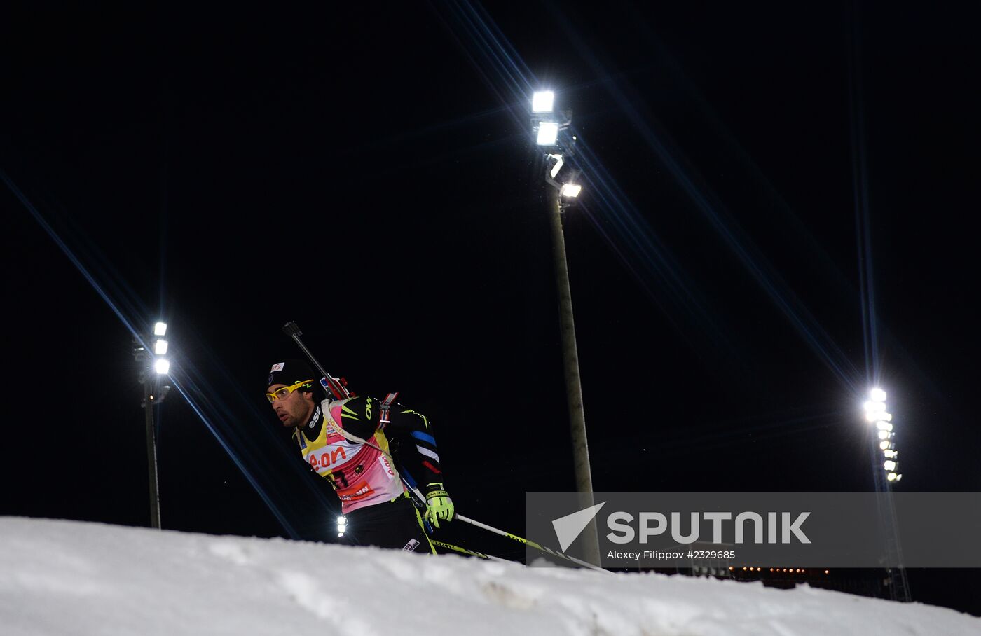 Biathlon. 1st stage of World Cup. Men's Sprint