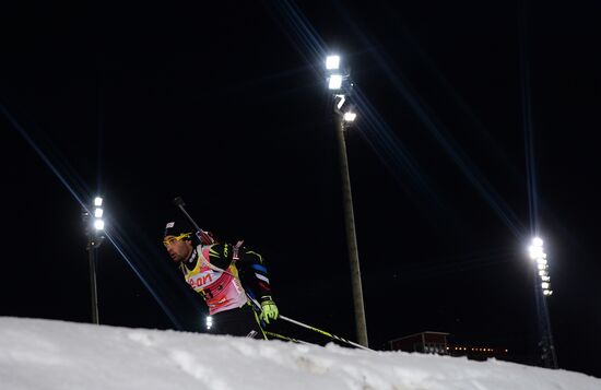 Biathlon. 1st stage of World Cup. Men's Sprint