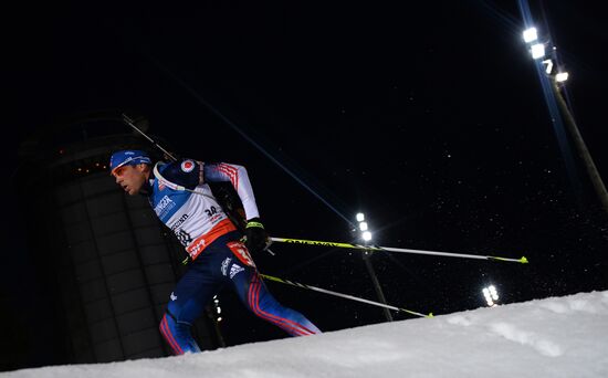 Biathlon. 1st stage of World Cup. Men's Sprint