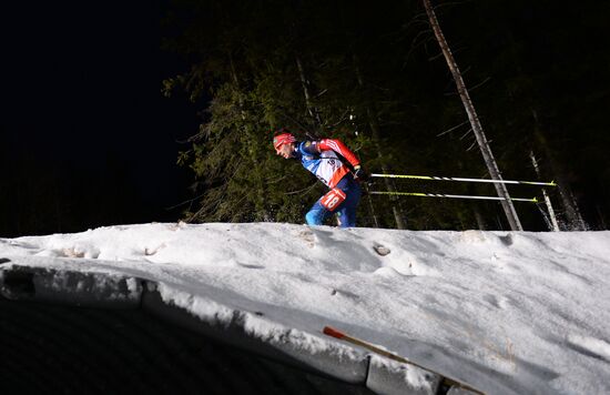 Biathlon. 1st stage of World Cup. Men's Sprint