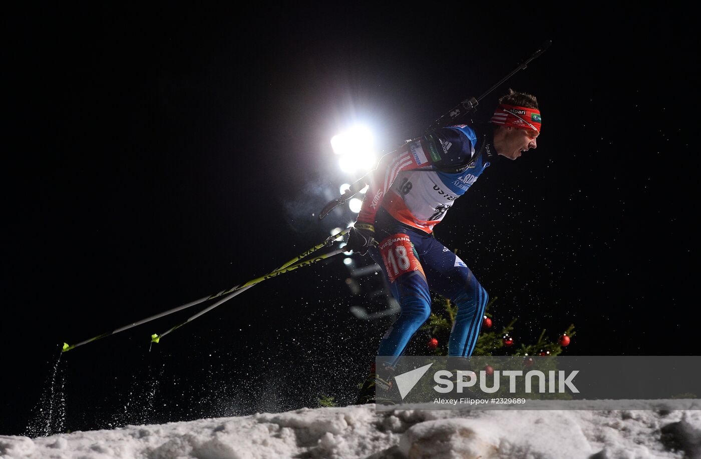 Biathlon. 1st stage of World Cup. Men's Sprint