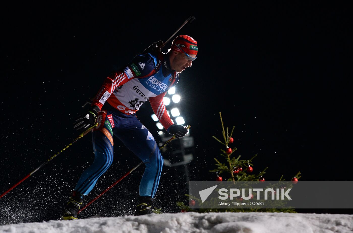 Biathlon. 1st stage of World Cup. Men's Sprint