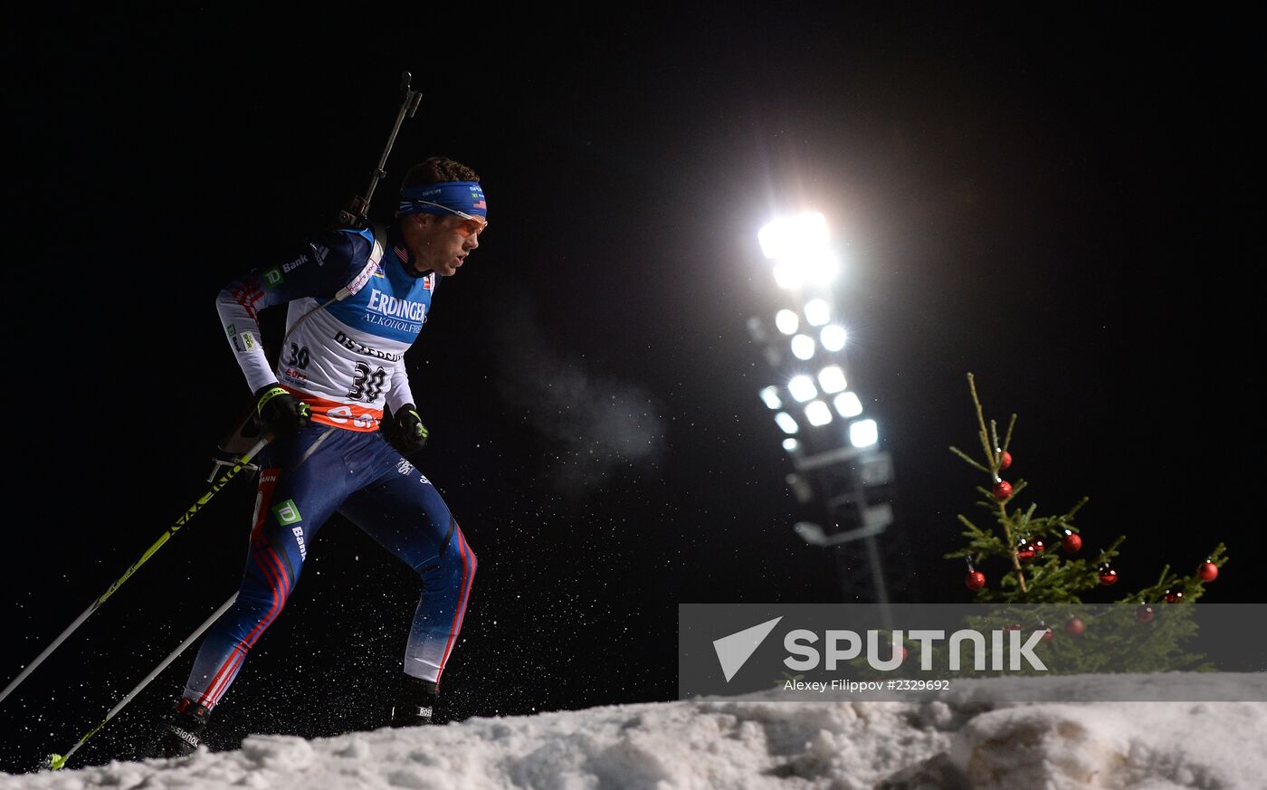 Biathlon. 1st stage of World Cup. Men's Sprint