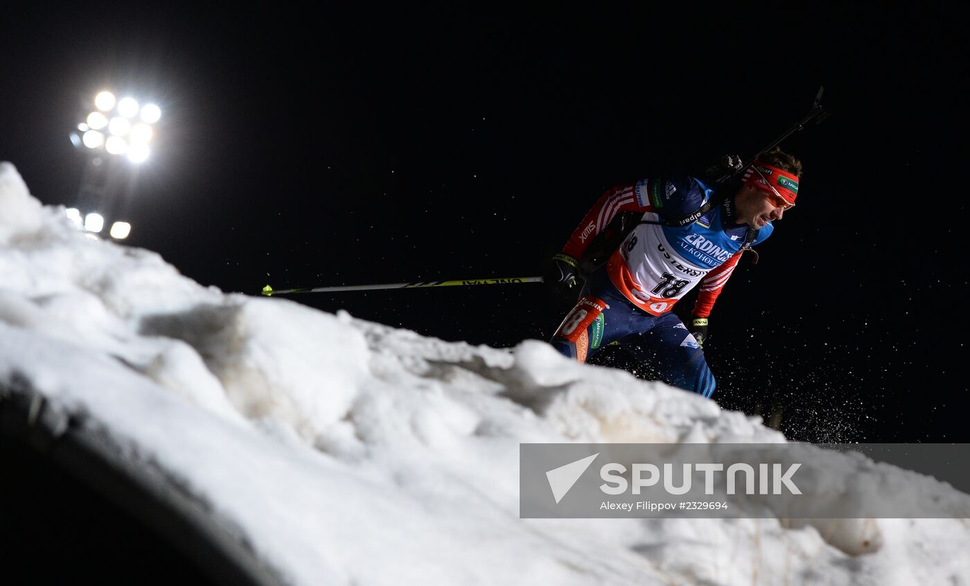 Biathlon. 1st stage of World Cup. Men's Sprint