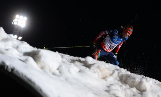 Biathlon. 1st stage of World Cup. Men's Sprint