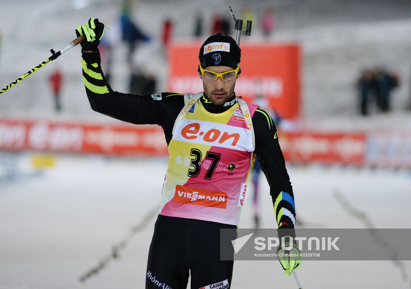 Biathlon. 1st stage of World Cup. Men's Sprint