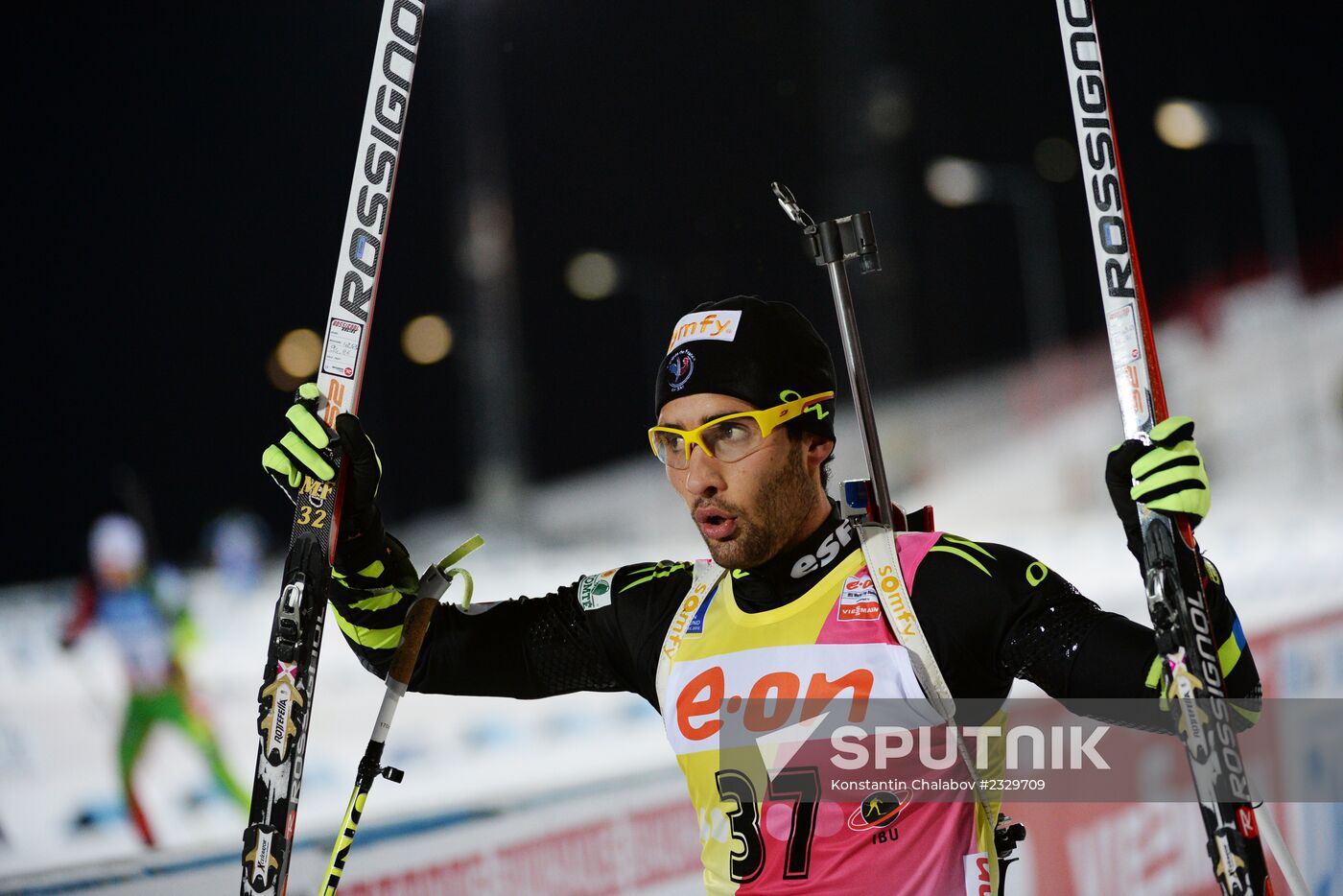 Biathlon. 1st stage of World Cup. Men's Sprint