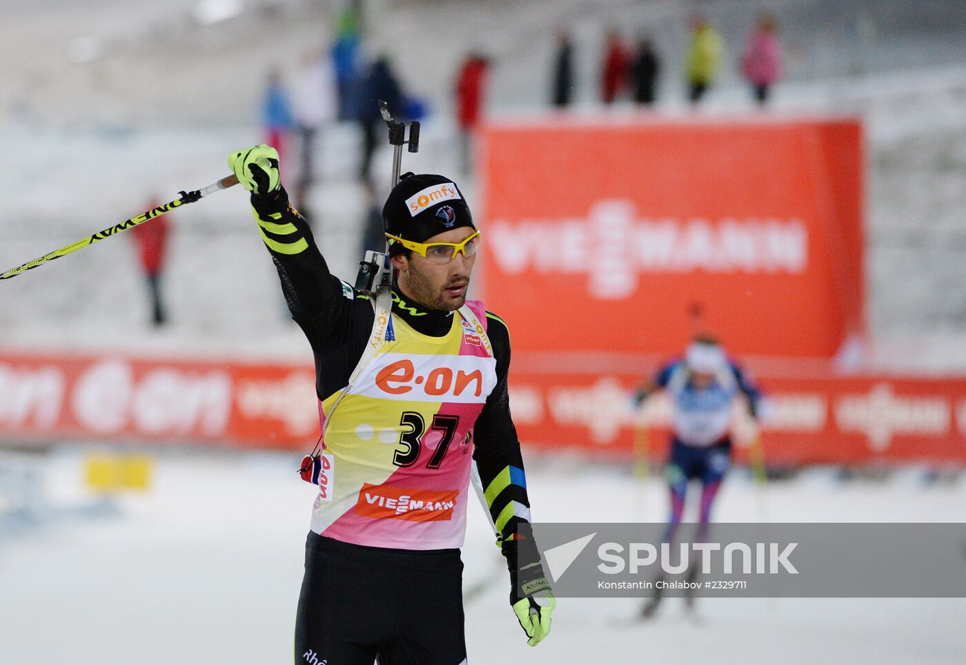 Biathlon. 1st stage of World Cup. Men's Sprint