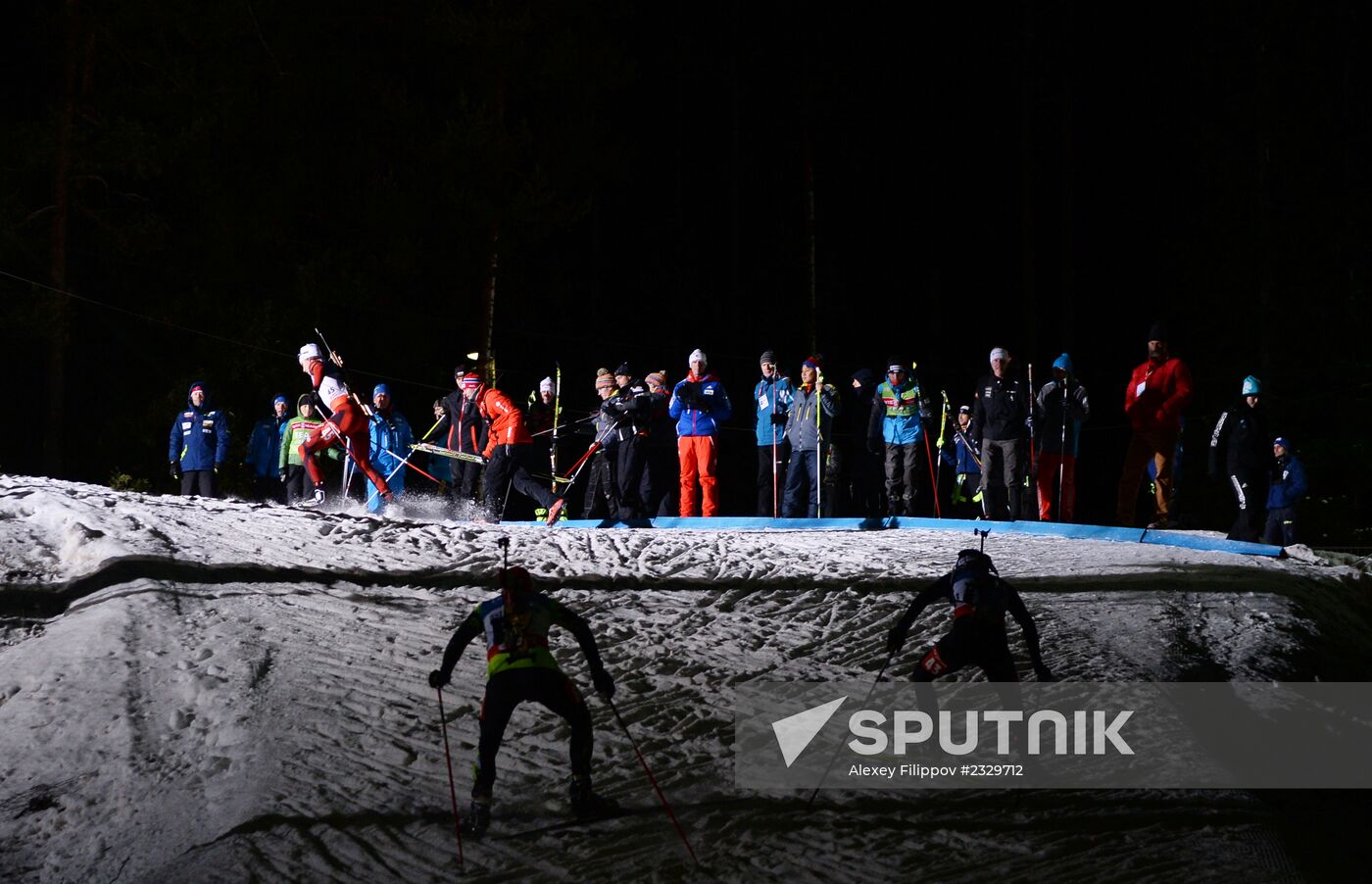 Biathlon. 1st stage of World Cup. Men's Sprint