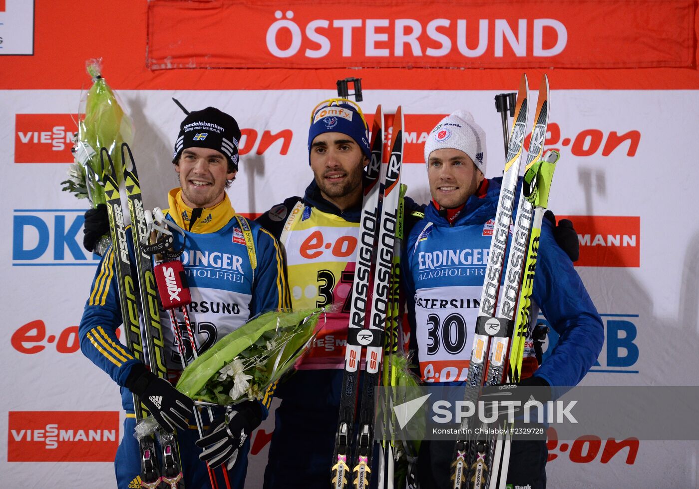 Biathlon. 1st stage of World Cup. Men's Sprint