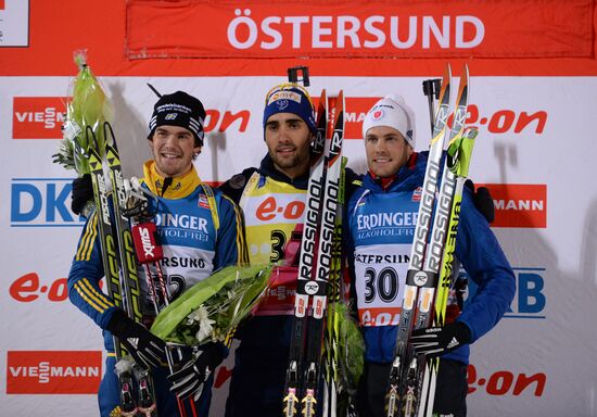 Biathlon. 1st stage of World Cup. Men's Sprint