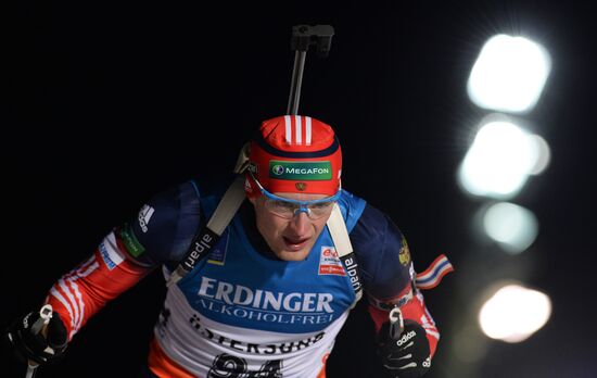Biathlon. 1st stage of World Cup. Men's Sprint