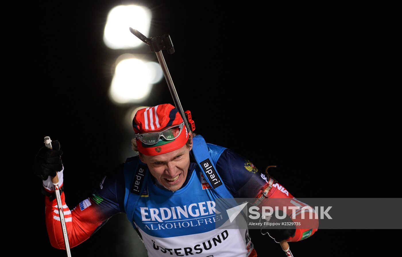 Biathlon. 1st stage of World Cup. Men's Sprint