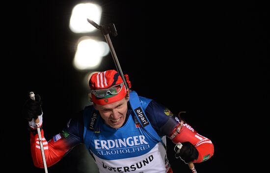 Biathlon. 1st stage of World Cup. Men's Sprint