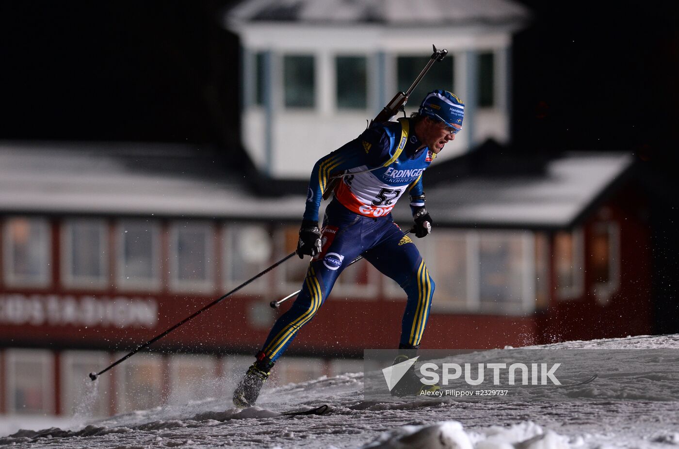 Biathlon. 1st stage of World Cup. Men's Sprint