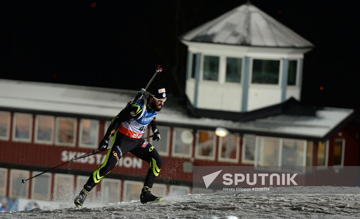 Biathlon. 1st stage of World Cup. Men's Sprint