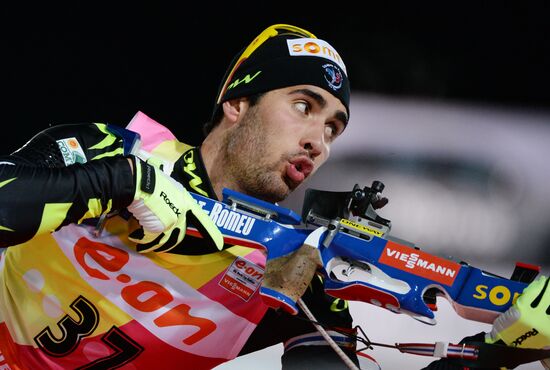 Biathlon. 1st stage of World Cup. Men's Sprint