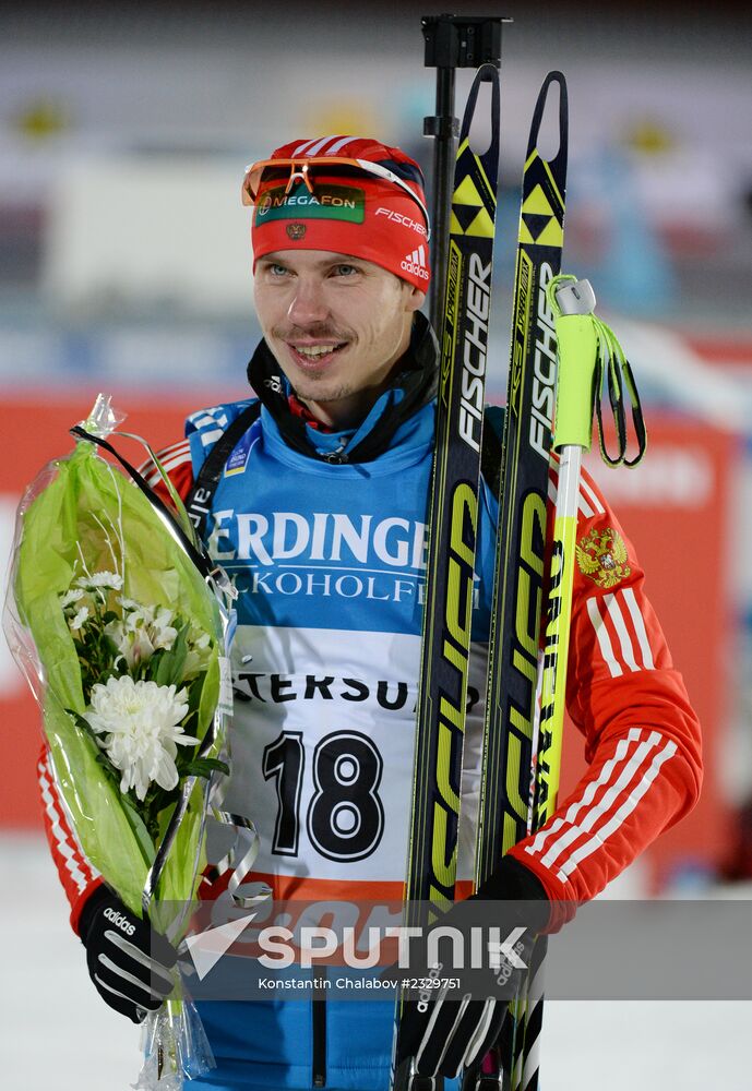 Biathlon. 1st stage of World Cup. Men's Sprint