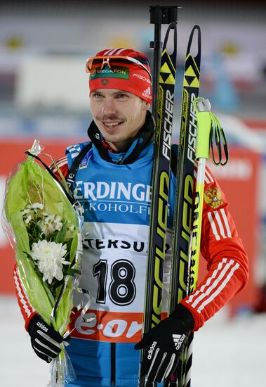 Biathlon. 1st stage of World Cup. Men's Sprint