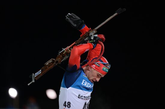 Biathlon. 1st stage of World Cup. Men's Sprint