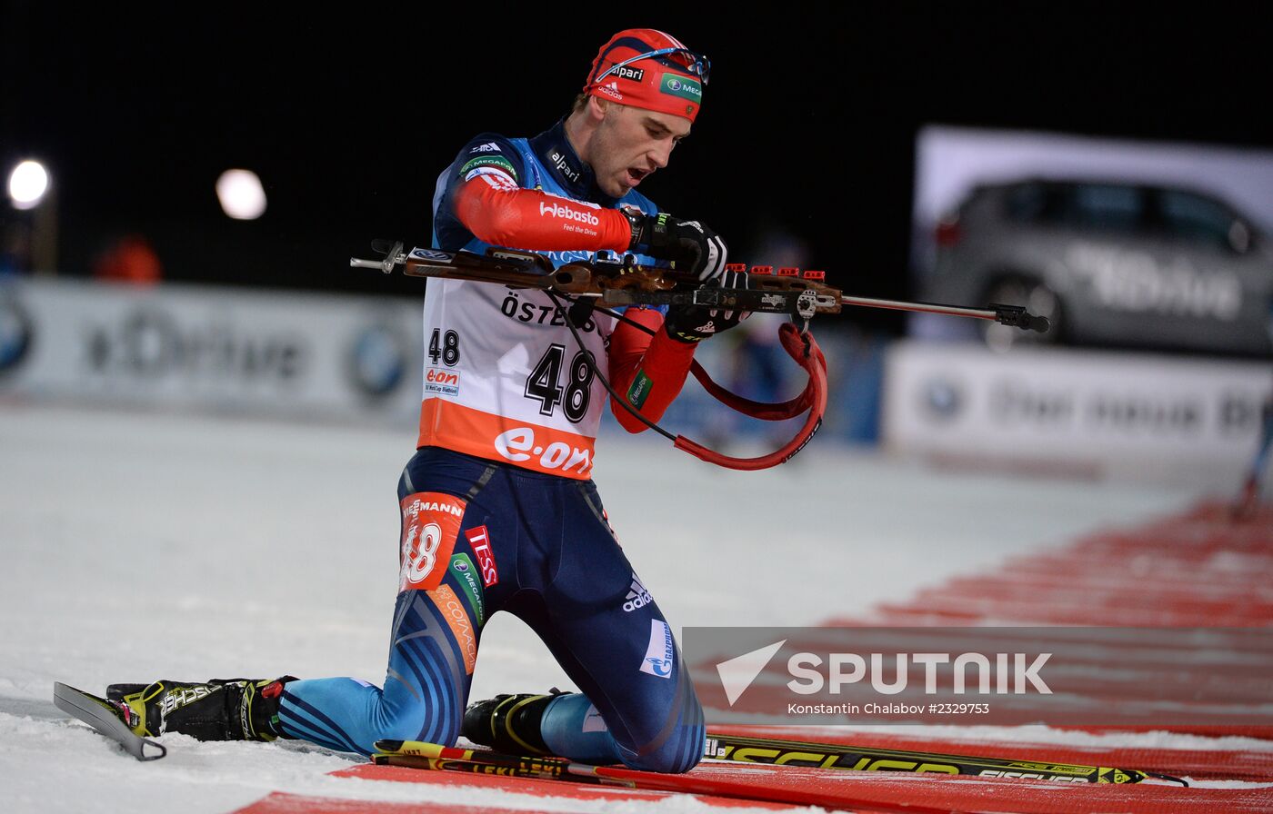 Biathlon. 1st stage of World Cup. Men's Sprint