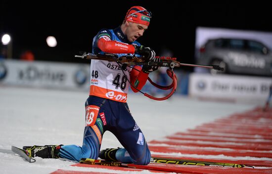 Biathlon. 1st stage of World Cup. Men's Sprint