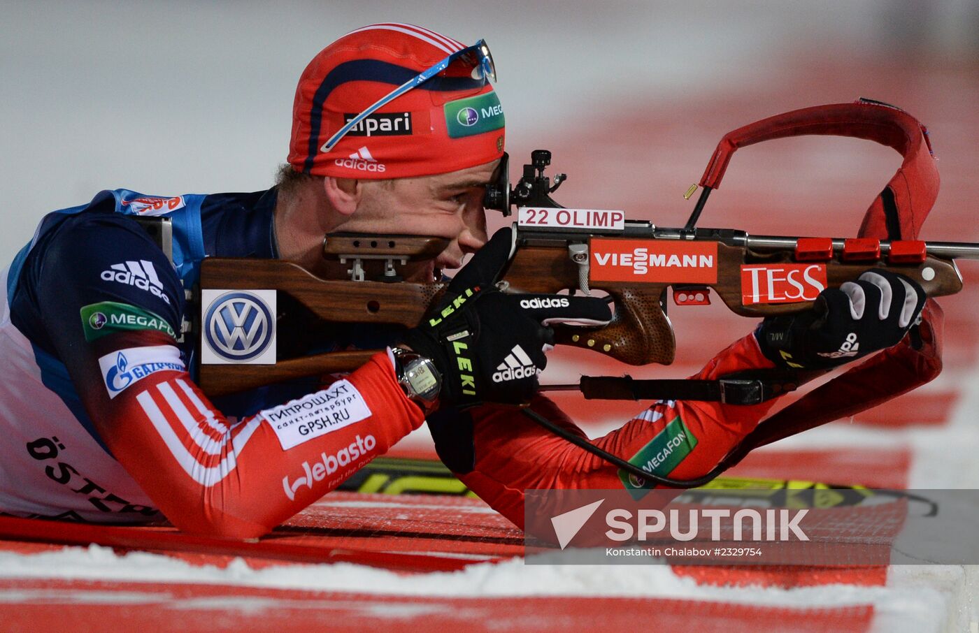 Biathlon. 1st stage of World Cup. Men's Sprint