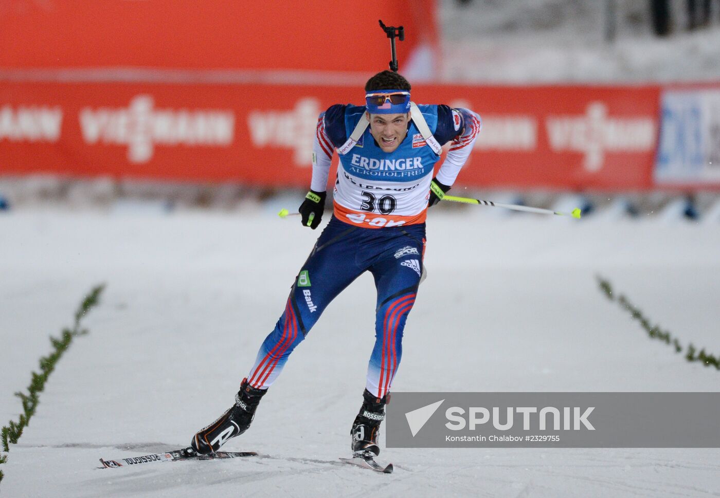 Biathlon. 1st stage of World Cup. Men's Sprint