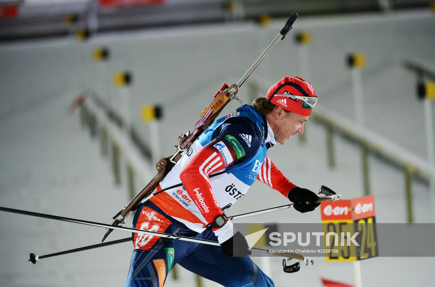 Biathlon. 1st stage of World Cup. Men's Sprint