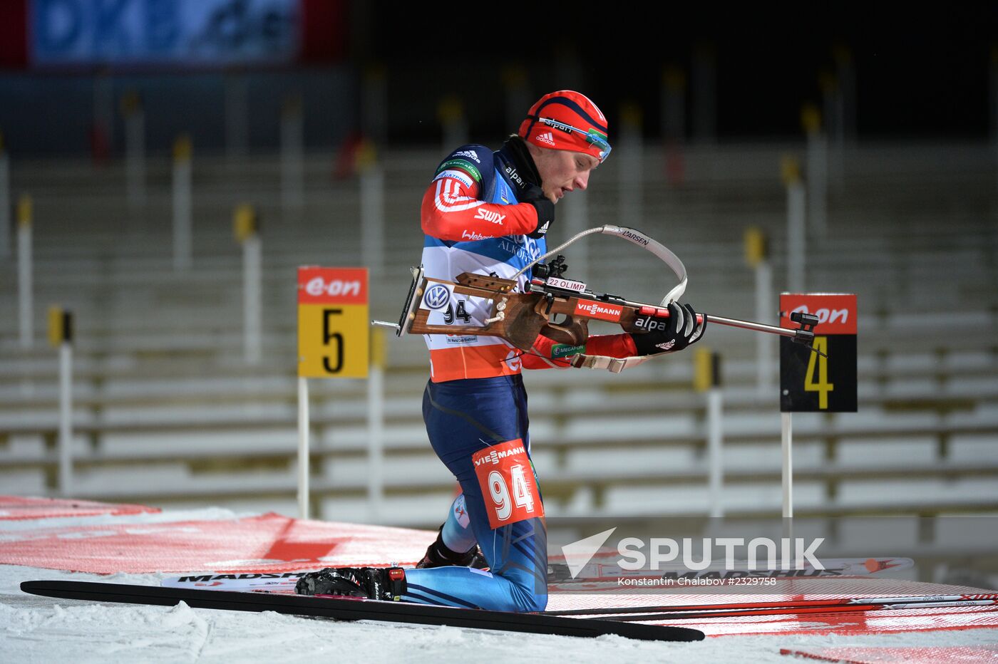 Biathlon. 1st stage of World Cup. Men's Sprint