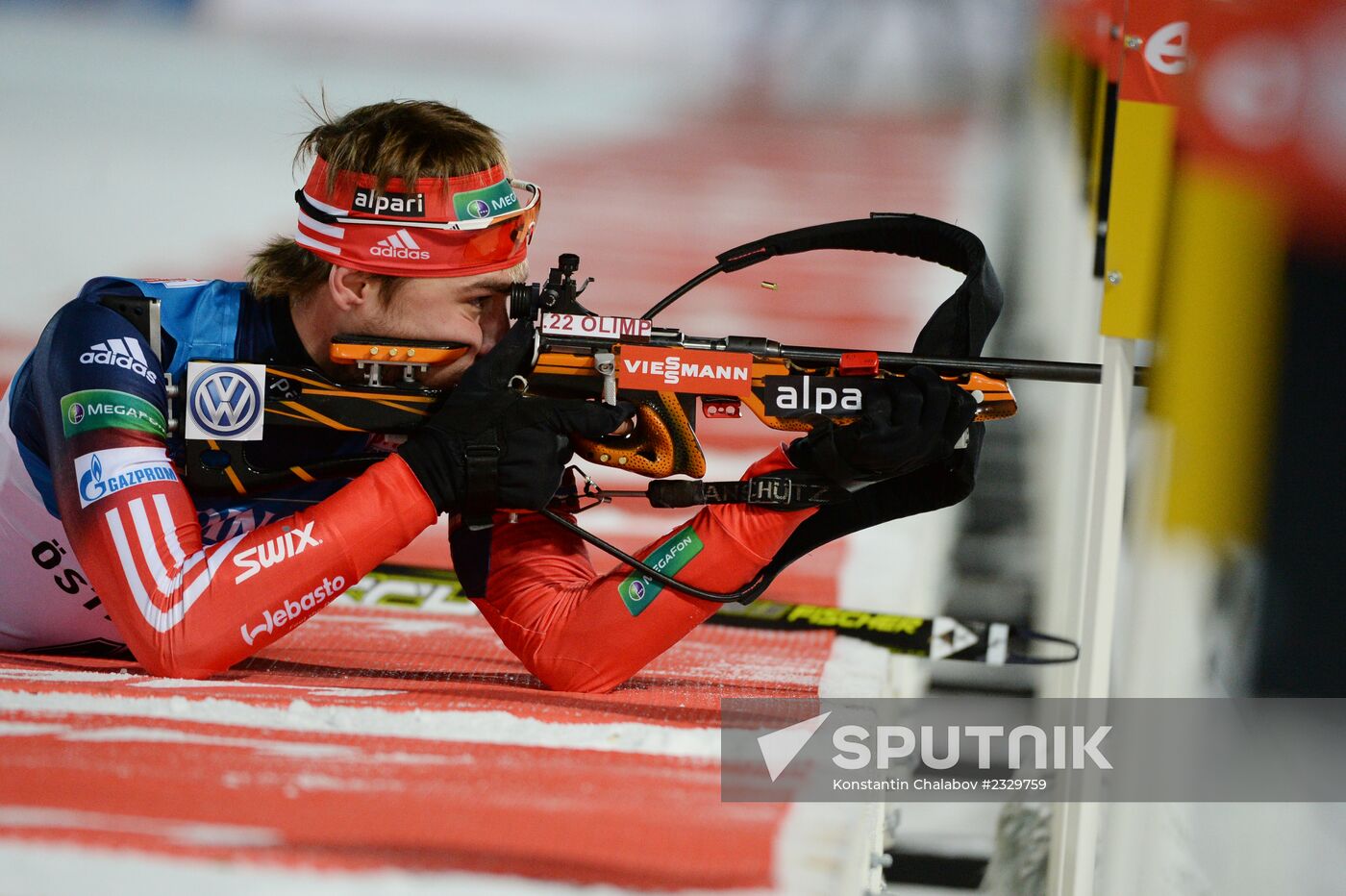 Biathlon. 1st stage of World Cup. Men's Sprint