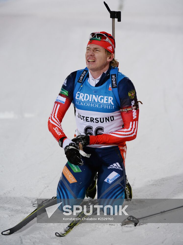 Biathlon. 1st stage of World Cup. Men's Sprint