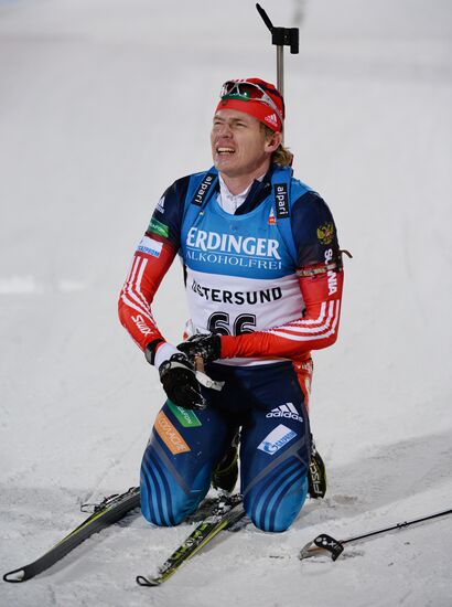 Biathlon. 1st stage of World Cup. Men's Sprint