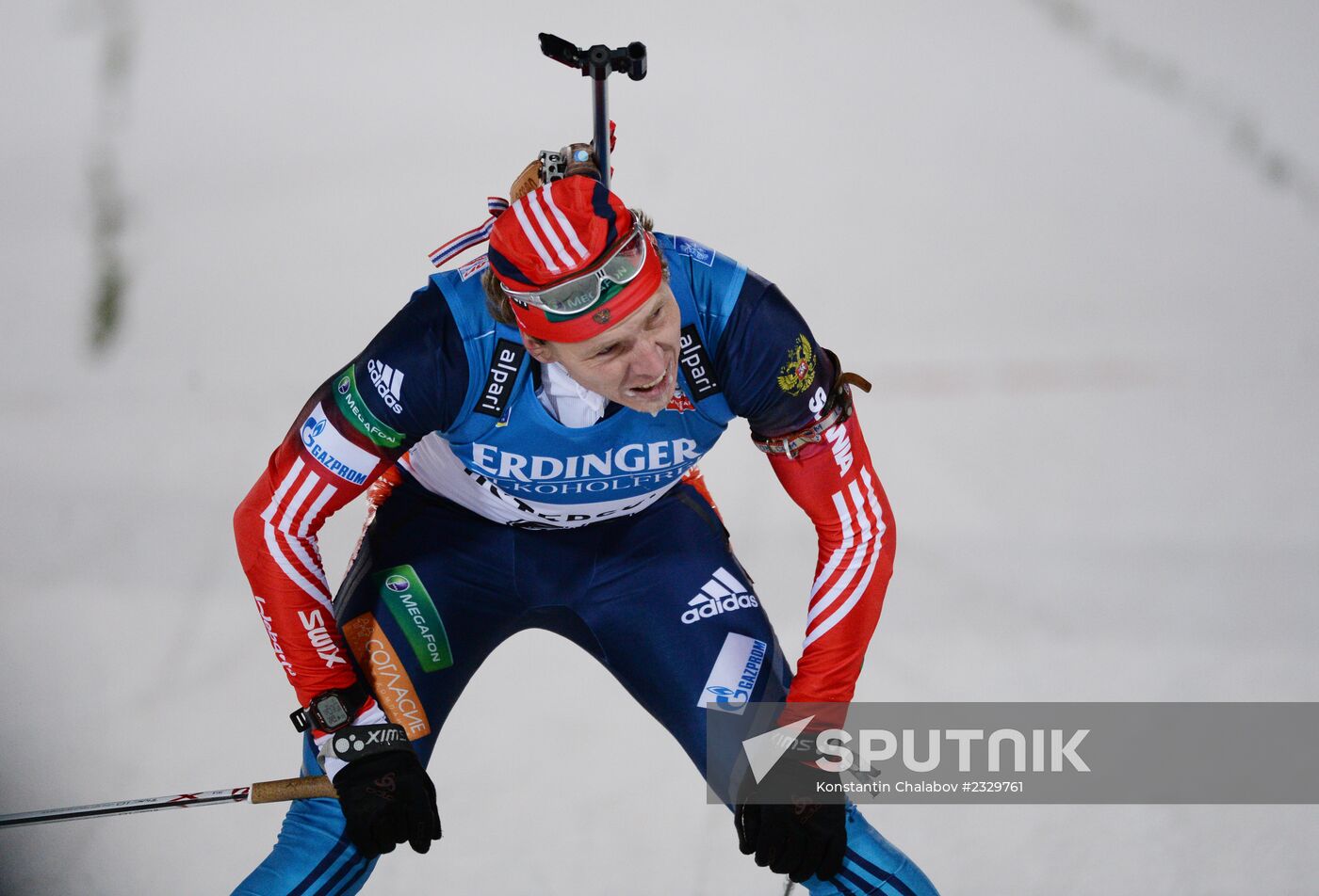 Biathlon. 1st stage of World Cup. Men's Sprint